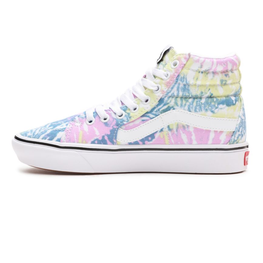 Vans Tie-Dye ComfyCush SK8-Hi Multicolor | VN000E9JM82