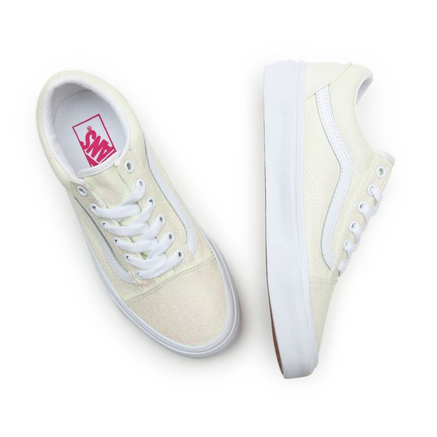 Vans UV Glitter Old Skool Blancas | VN232P5WQ97