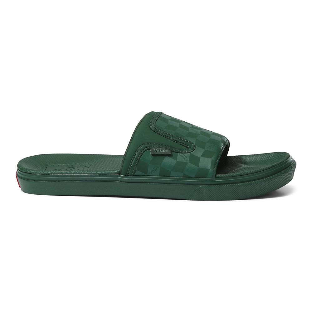 Vans UltraCush Slide-On Verde Oscuro | VN004N8MD62
